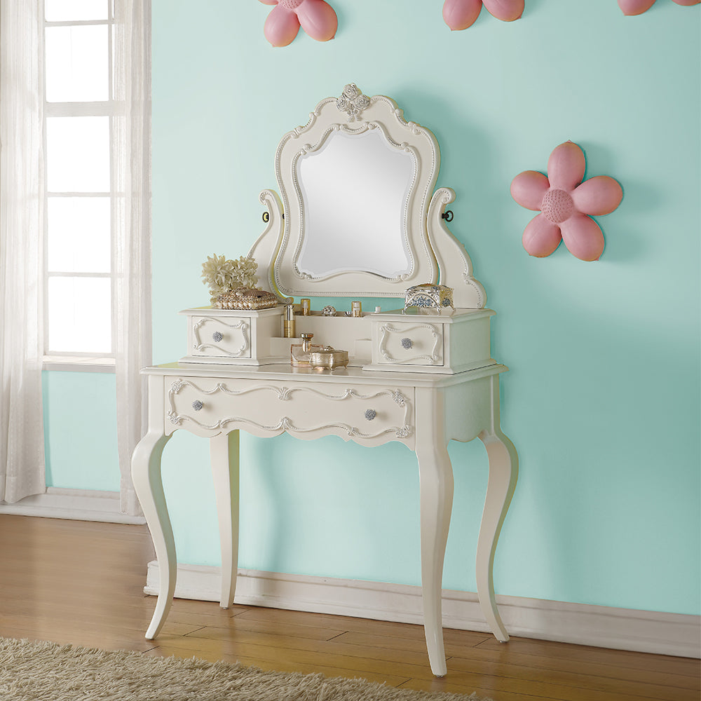 Edalene Vanity Desk w/Mirror