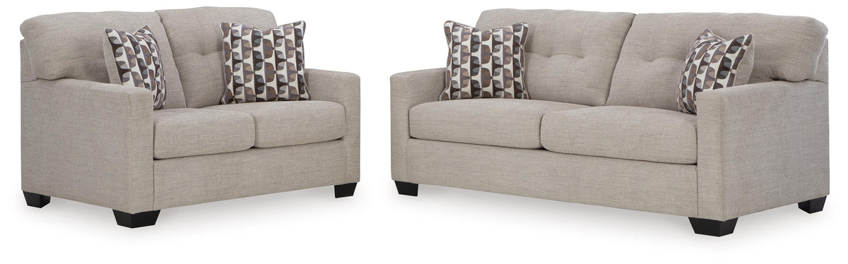 Mahoney Full Sofa Sleeper and Loveseat