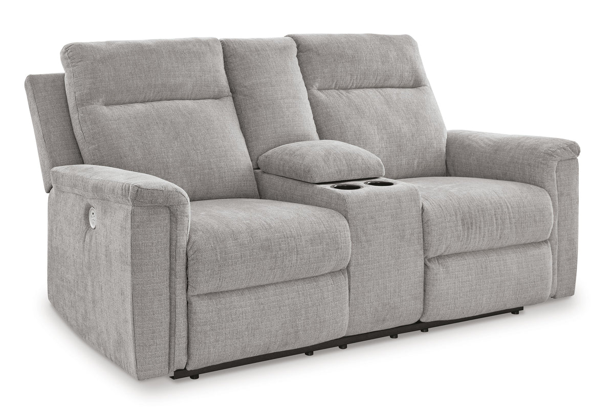 Barnsana Power Reclining Loveseat with Console
