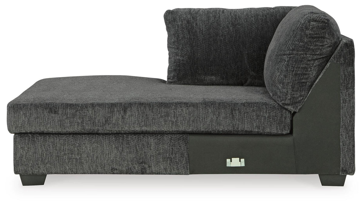 Biddeford 2-Piece Sectional and Oversized Swivel Accent Chair