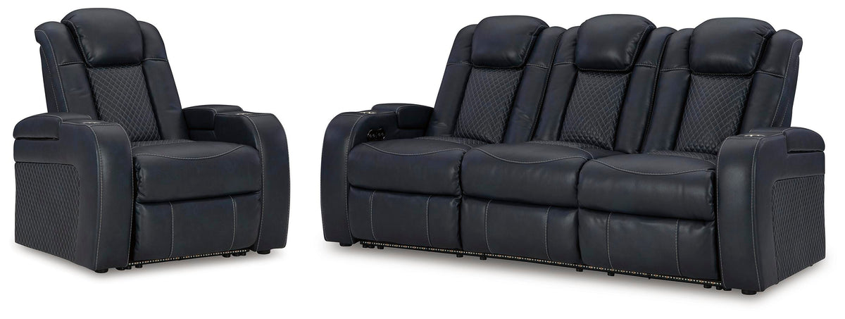 Fyne-Dyme Power Reclining Sofa and Power Recliner