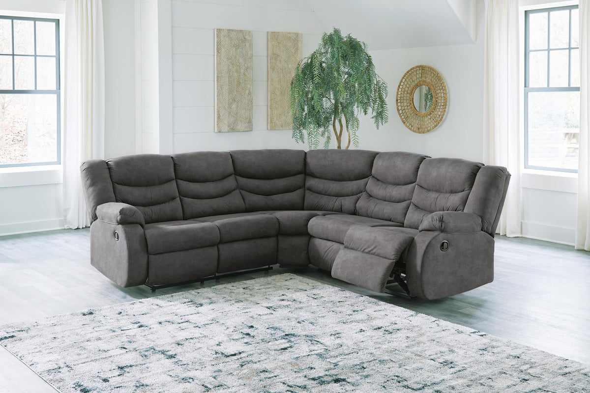 Partymate 2-Piece Reclining Sectional