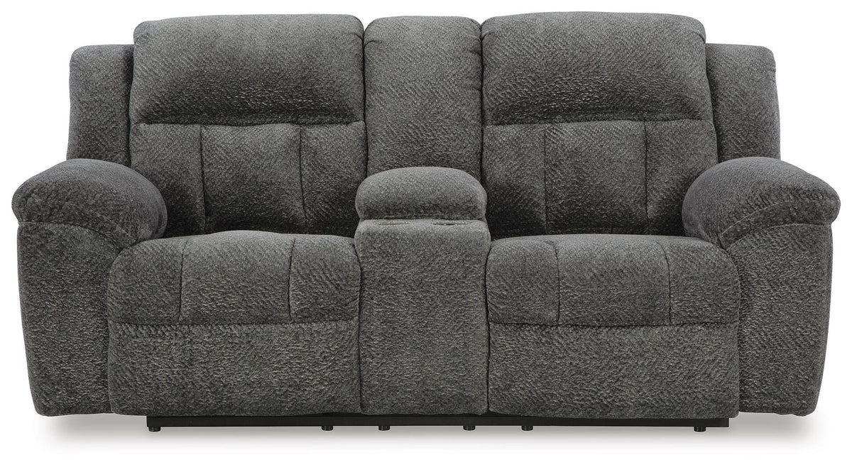 Frohn Reclining Loveseat with Console and 2 Recliners