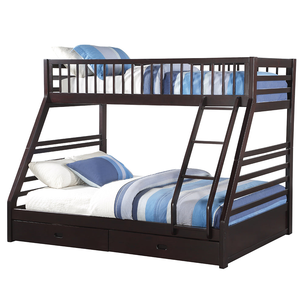 Jason (XL) Bunk Bed (T XL/Q) w/2 Drawers