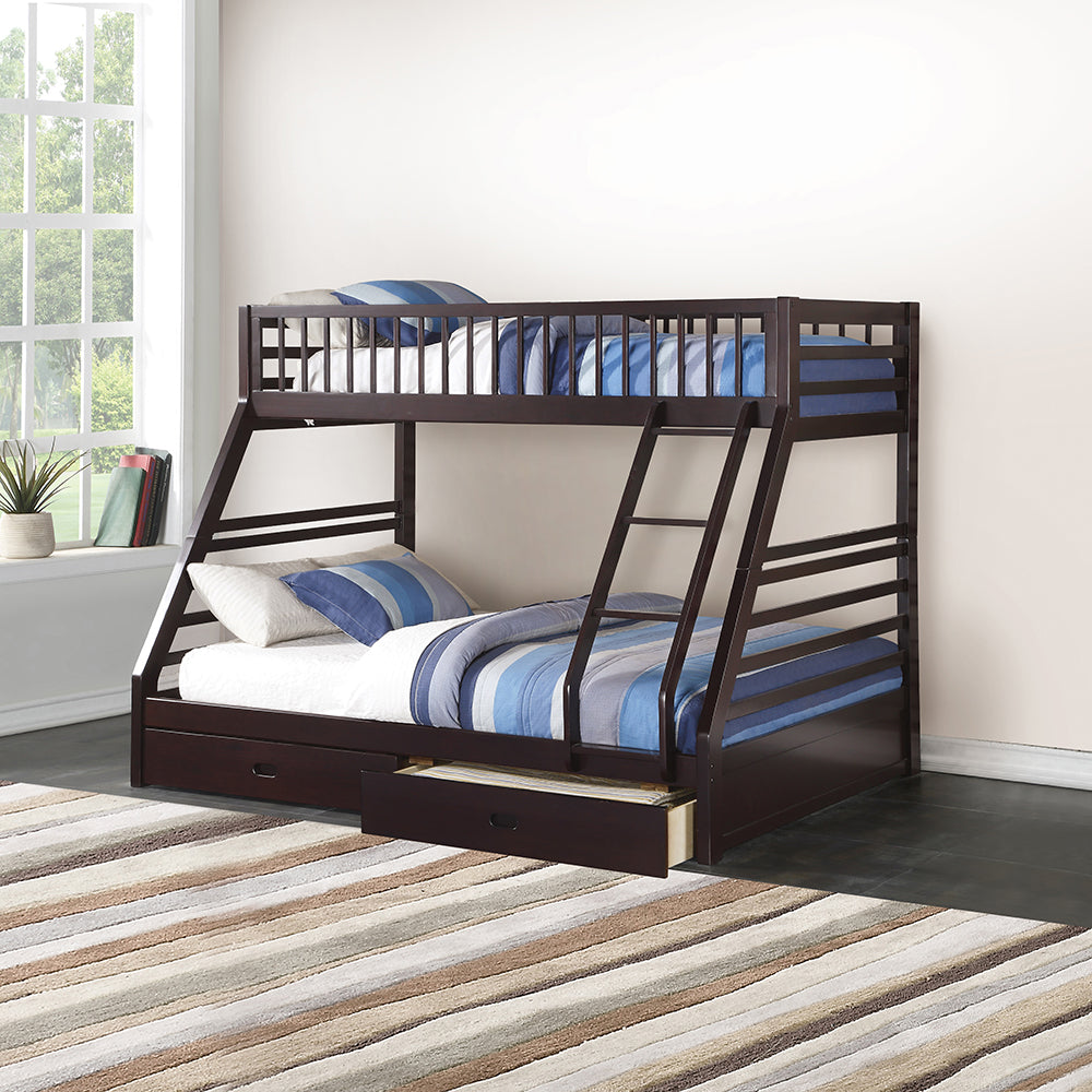 Jason (XL) Bunk Bed (T XL/Q) w/2 Drawers