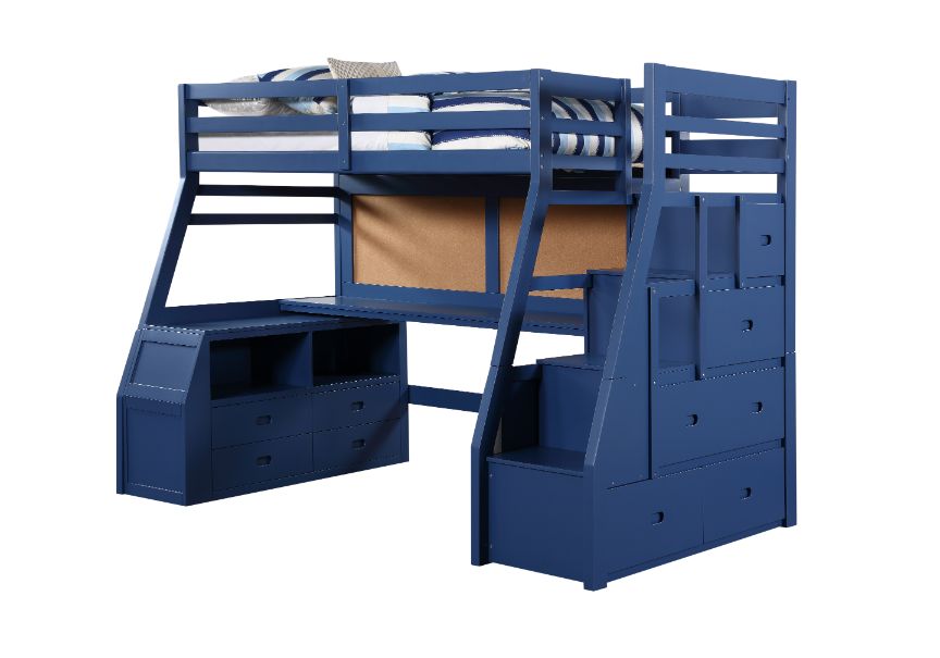 Jason II Twin Loft Bed w/Storage