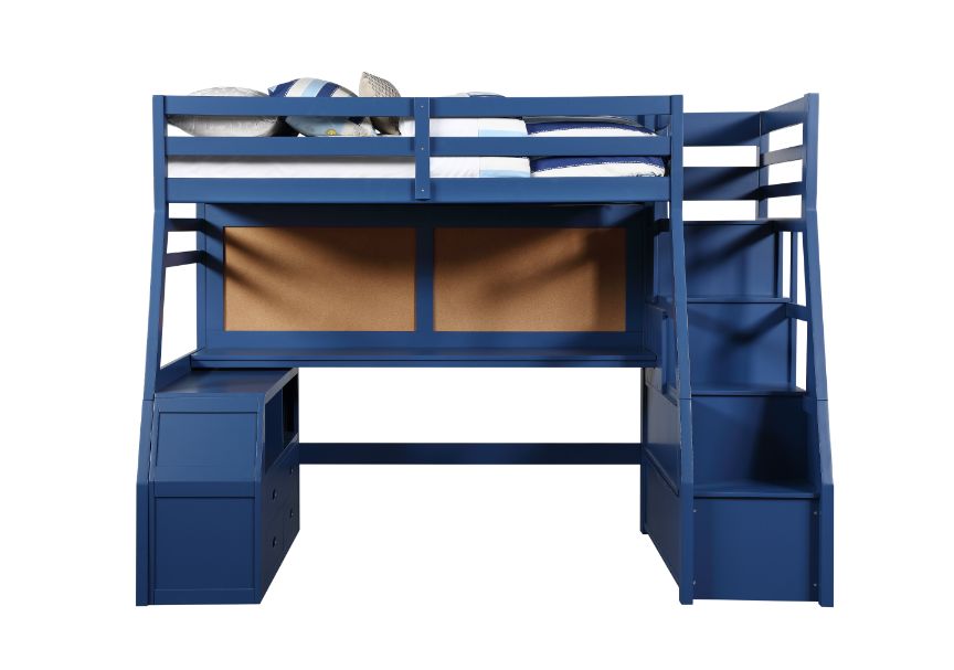 Jason II Twin Loft Bed w/Storage
