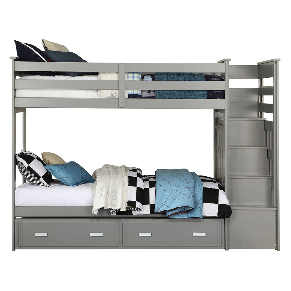Allentown Bunk Bed (T/T) w/Trundle &Storage
