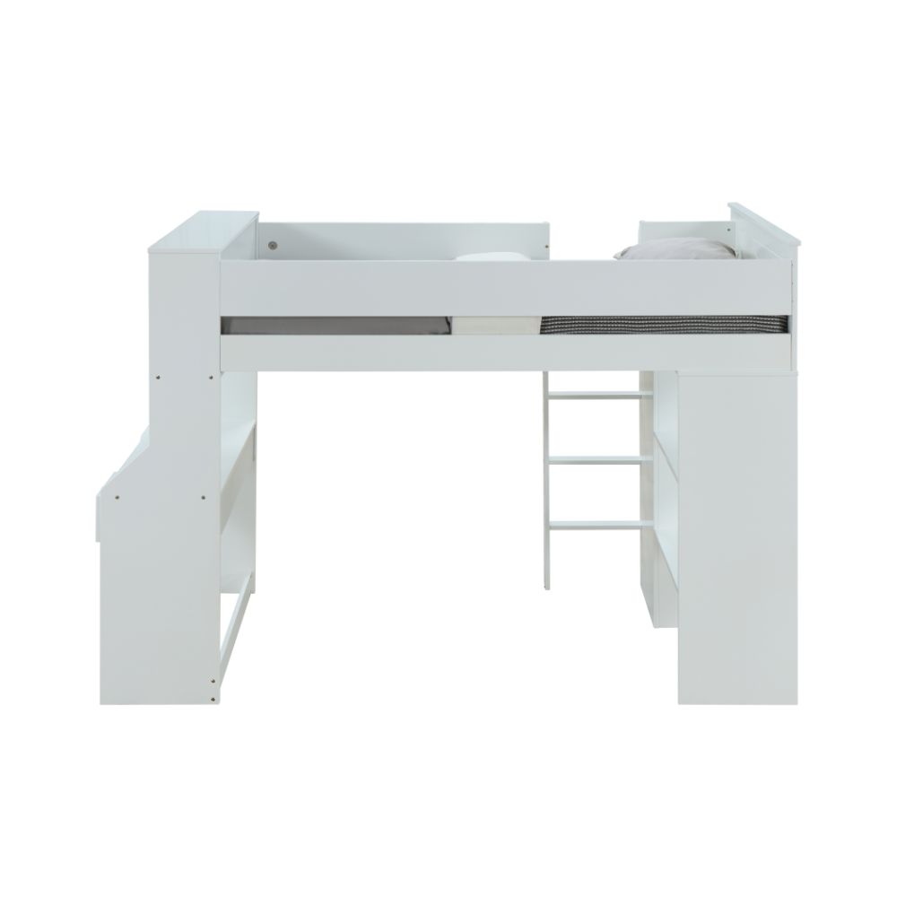 Ragna Twin Loft Bed w/Desk & Wardrobe