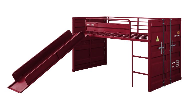 Cargo Twin Loft Bed w/Slide