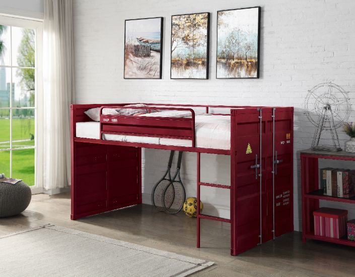 Cargo Twin Loft Bed w/Slide