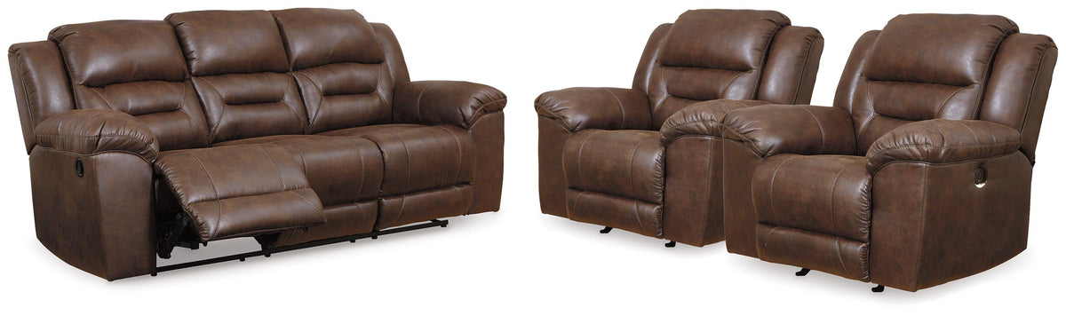 Stoneland Reclining Sofa and 2 Power Recliners