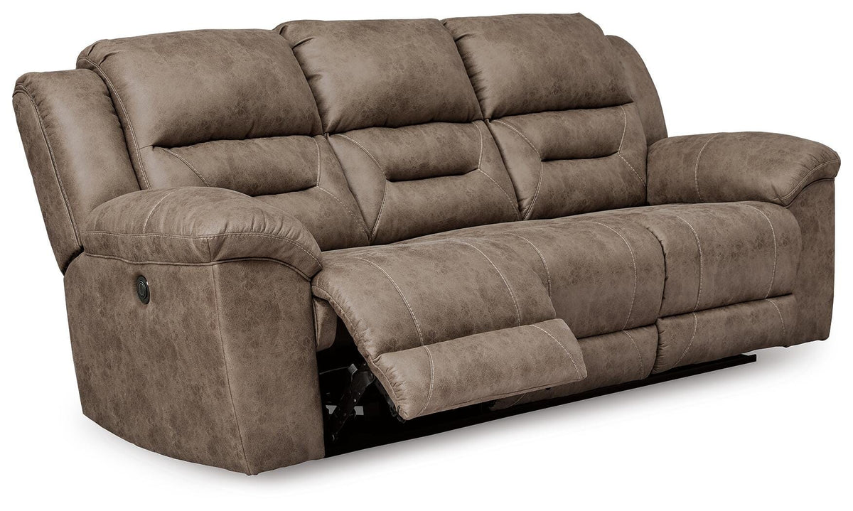 Stoneland Power Reclining Sofa and Loveseat