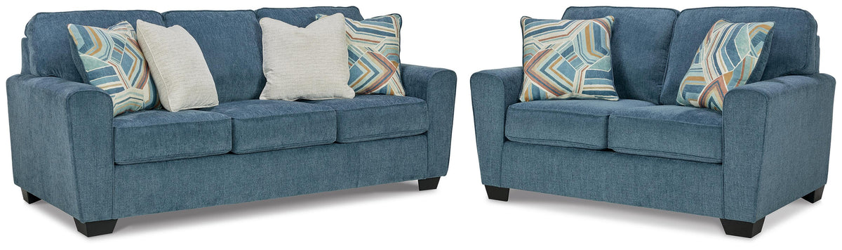 Cashton Queen Sofa Sleeper and Loveseat