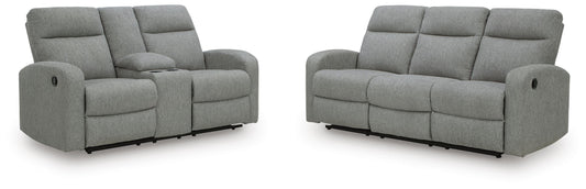 Gauntlet Reclining Sofa and Loveseat