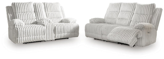 Rhines Falls Power Reclining Sofa and Loveseat