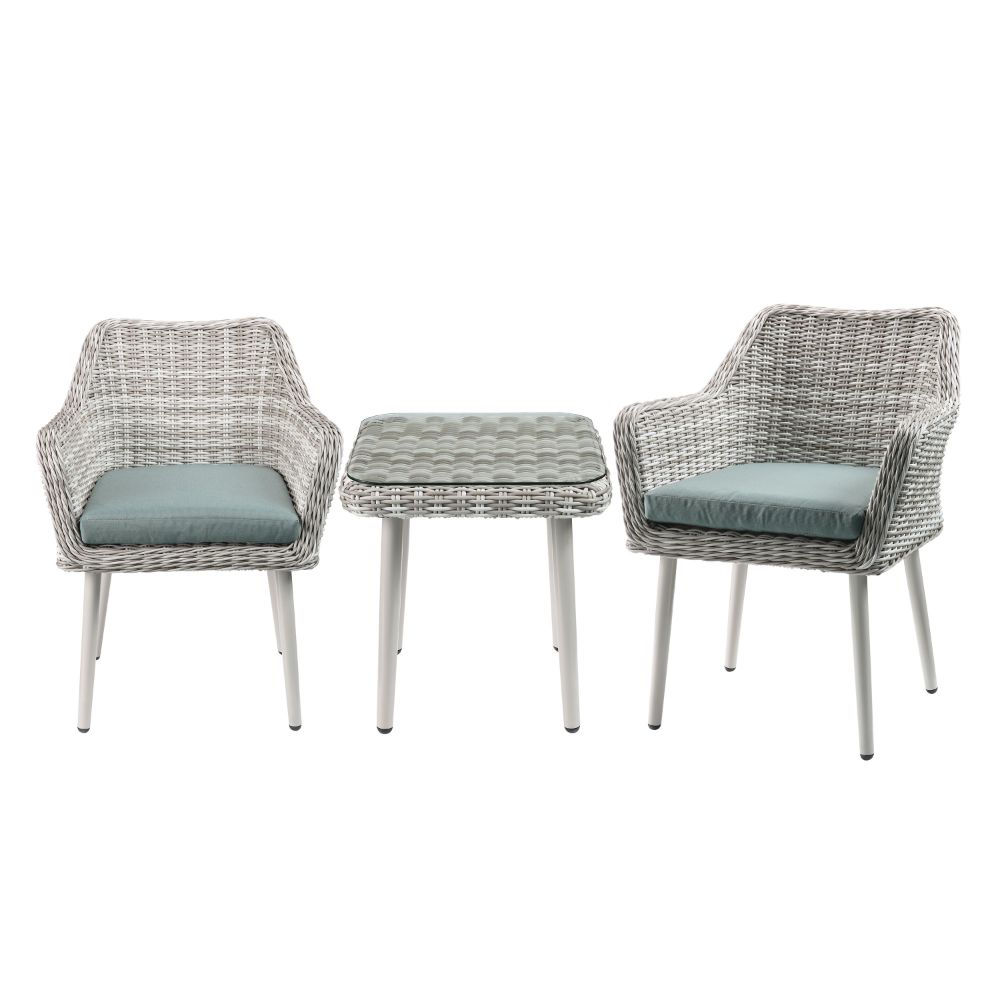 Tashay 3Pc Patio Bistro Set