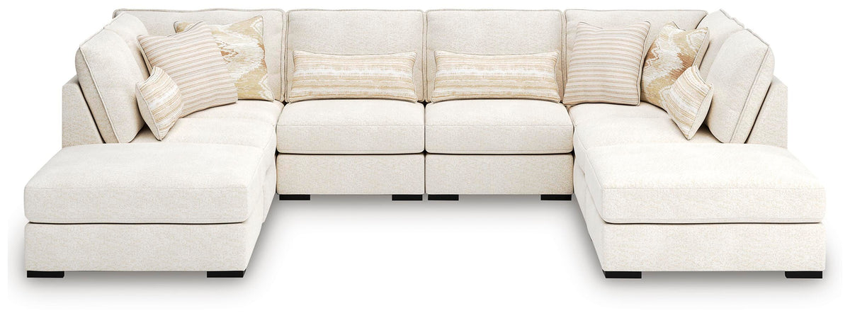 Donelson Creek 6-Piece Sectional and Ottoman