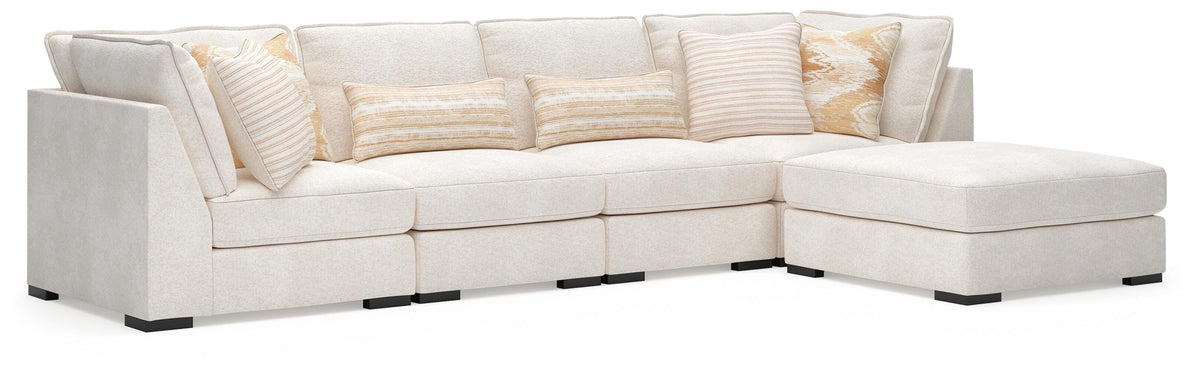 Donelson Creek 4-Piece Sectional and Ottoman