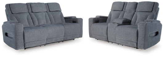 Studio Cave Power Reclining Sofa and Loveseat