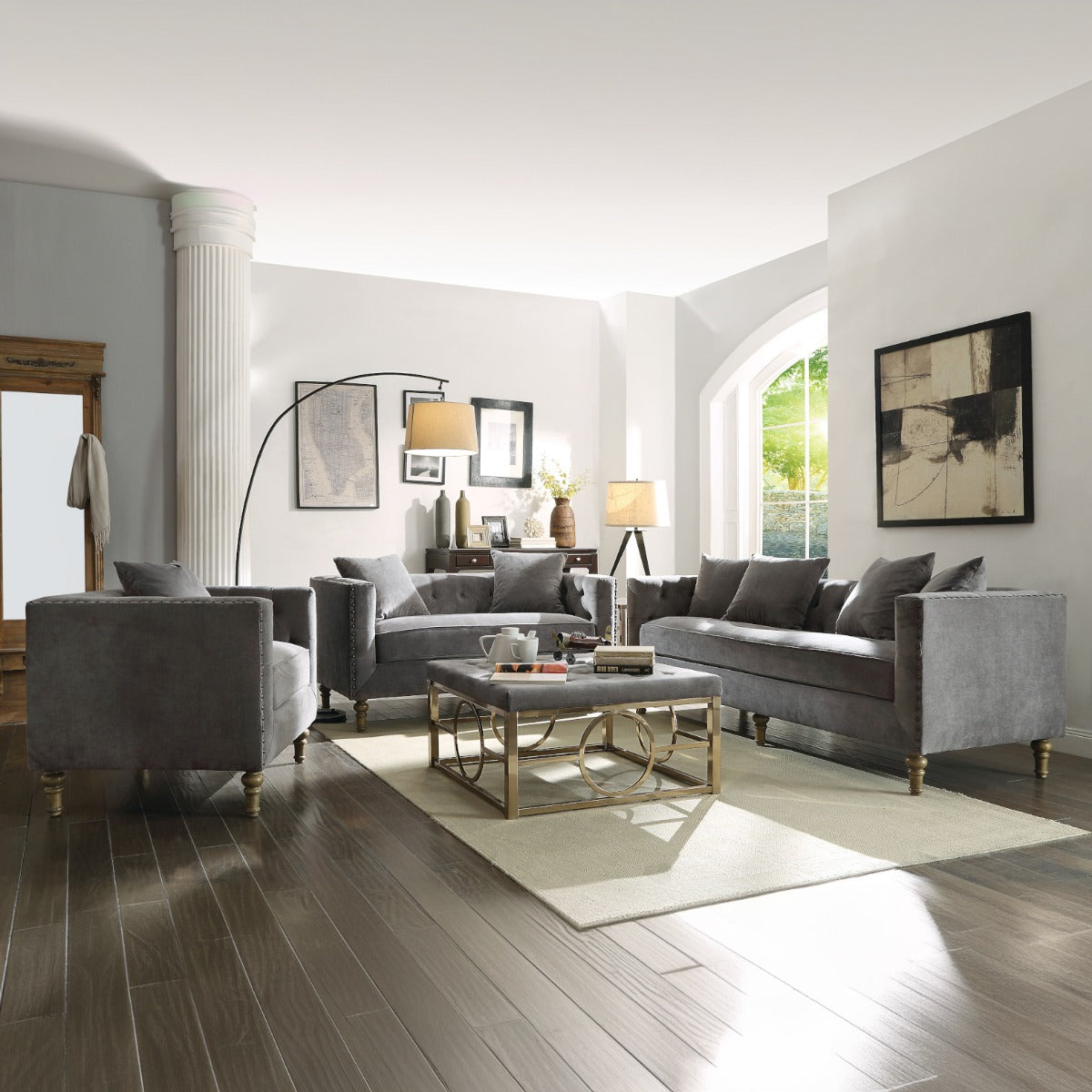 Sidonia Loveseat w/2 Pillows