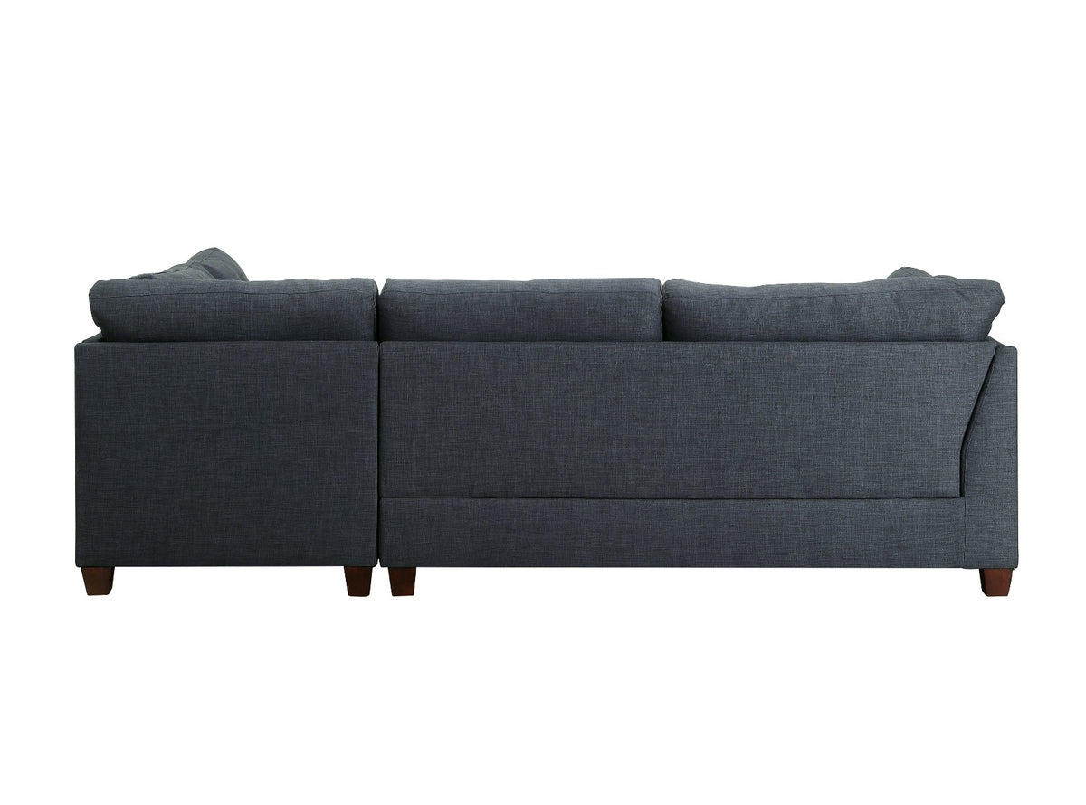 Laurissa Sectional Sofa & Ottoman w/2 Pillows