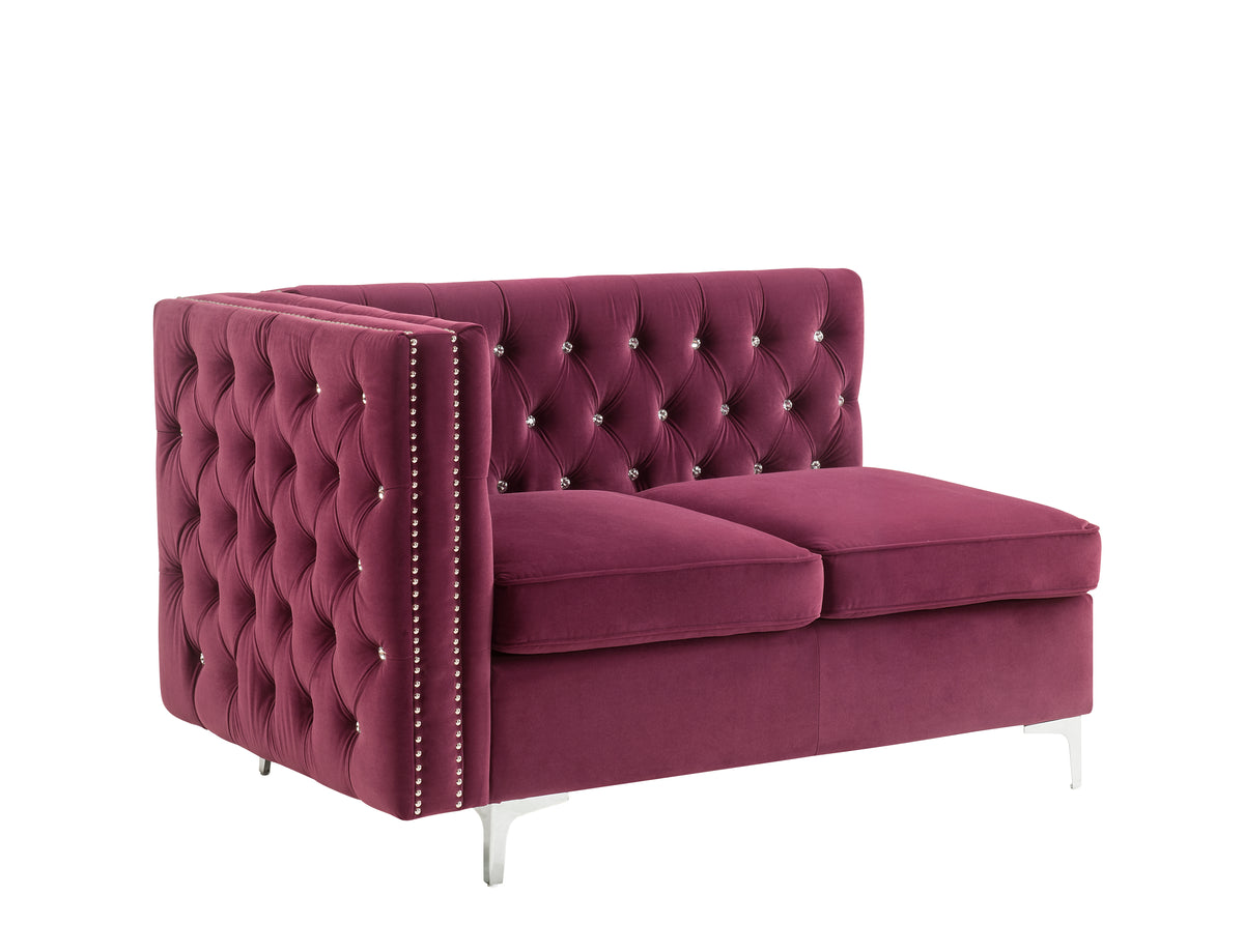 Jaszira Modular - Armless Loveseat w/2 Pillows