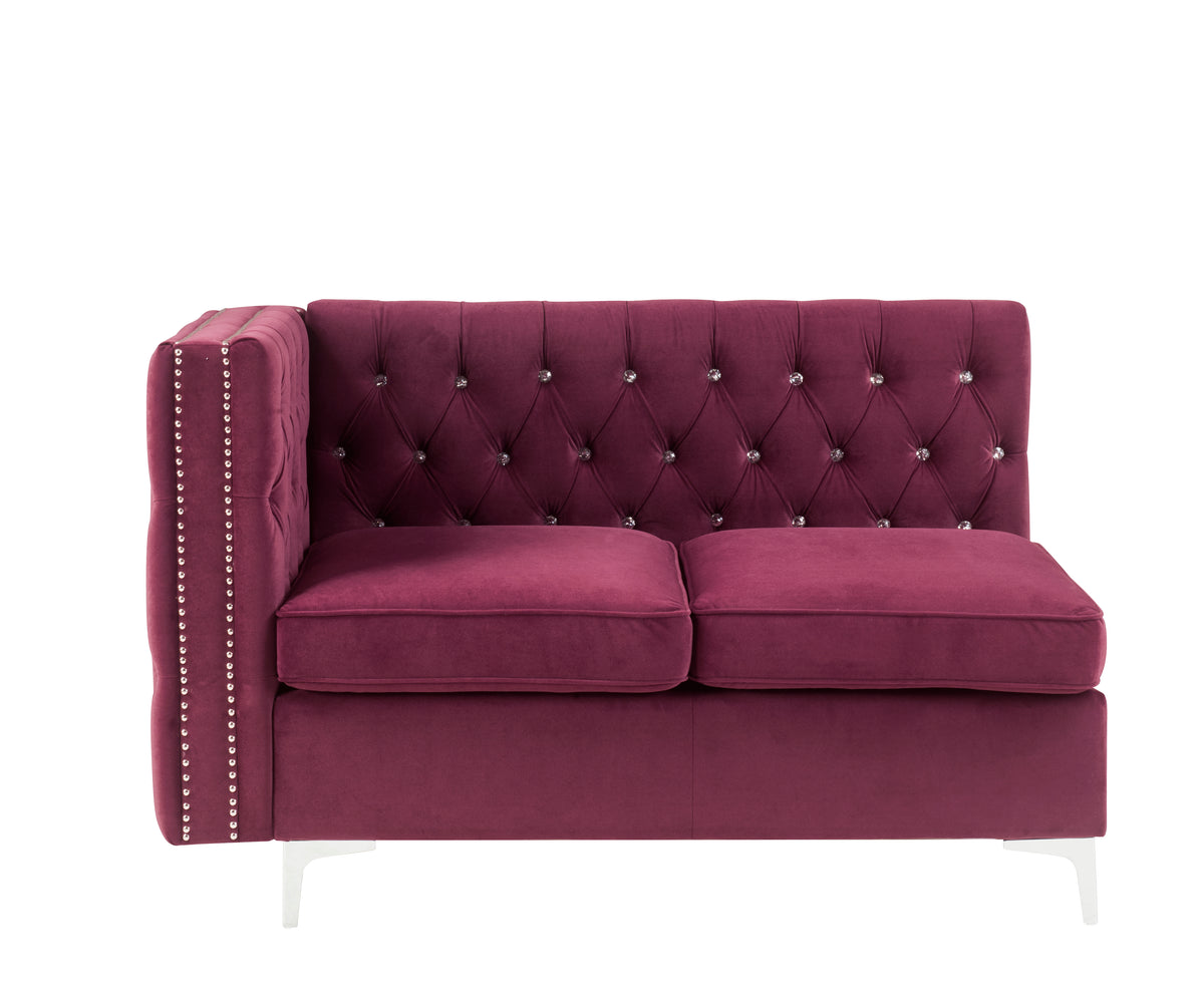Jaszira Modular - Armless Loveseat w/2 Pillows