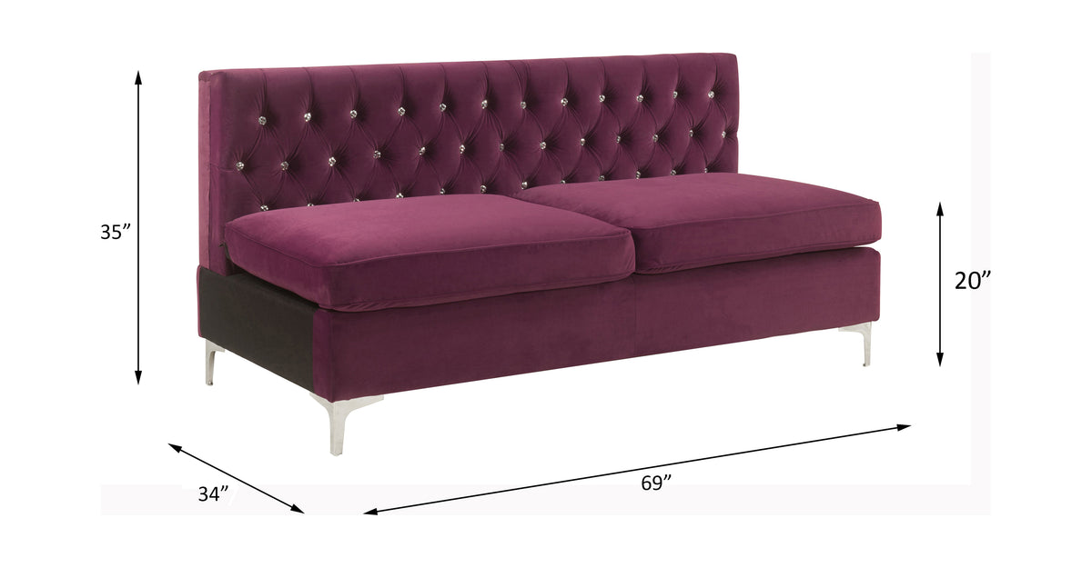 Jaszira Modular - Armless Sofa