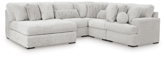 Cuddle Plush 5-Piece Sectional with Chaise