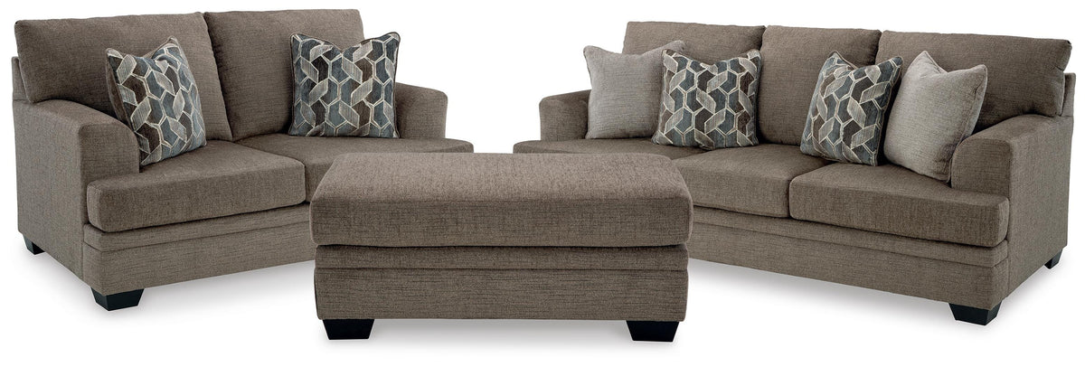 Stonemeade Sofa, Loveseat and Ottoman