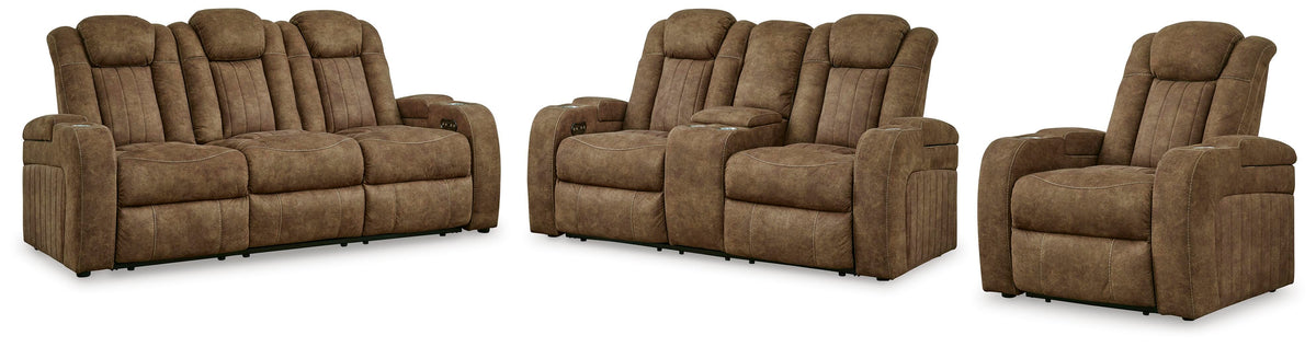Wolfridge Power Reclining Sofa, Loveseat and Recliner