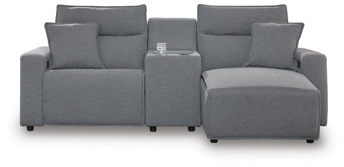 Modmax II 3-Piece Power Reclining Sectional with Chaise and Console