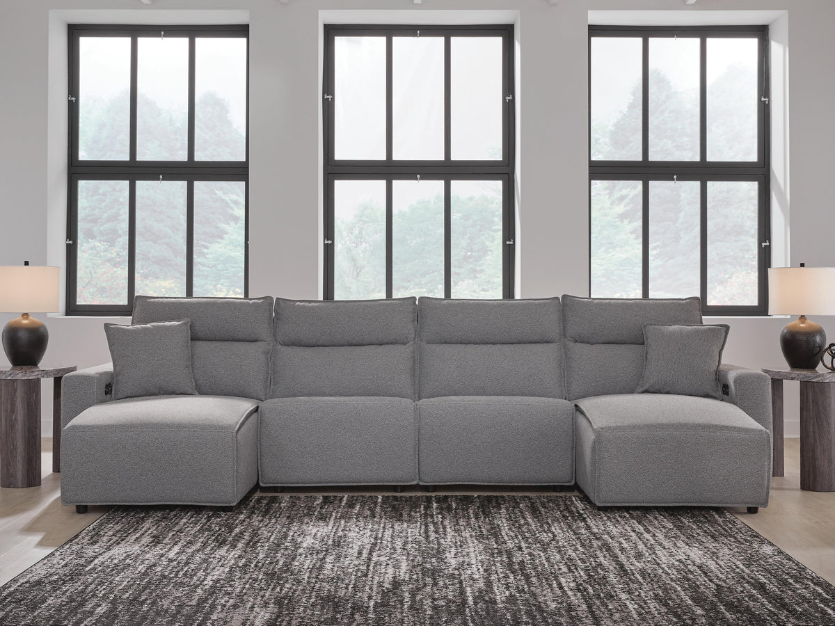 Modmax II 4-Piece Power Reclining Sectional with Chaise
