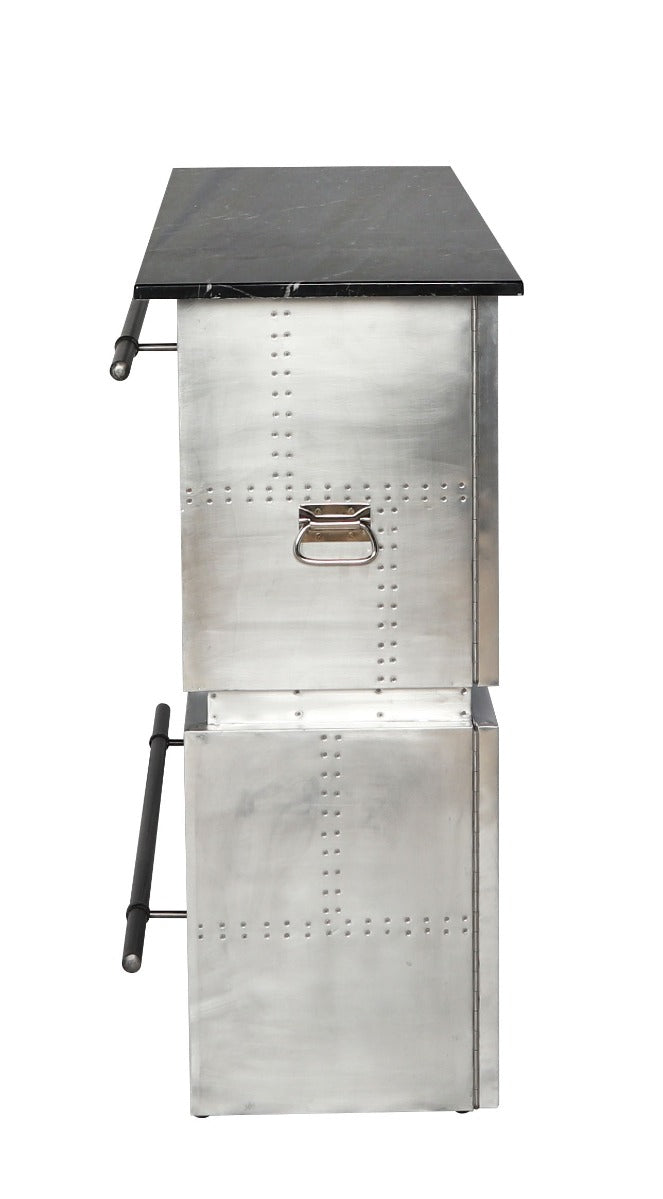 Brancaster Bar Table w/Natrual Marble Top