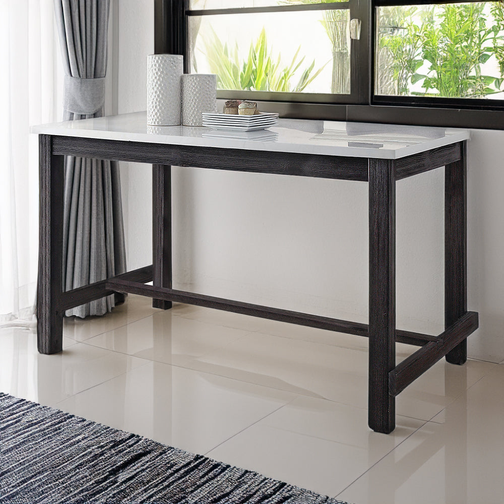 Yelena Counter Height Table w/Natrual Marble Top