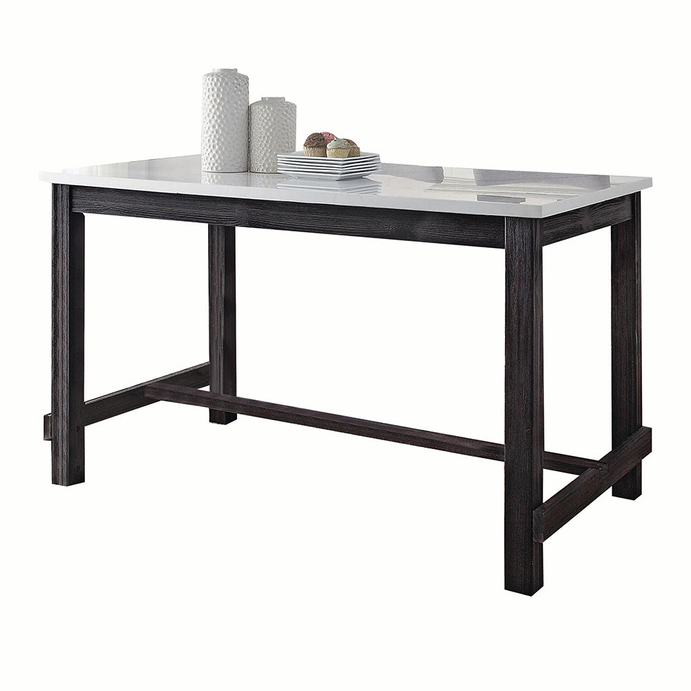 Yelena Counter Height Table w/Natrual Marble Top