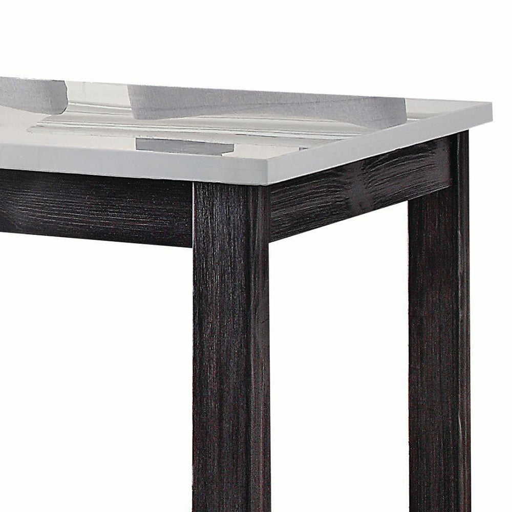 Yelena Counter Height Table w/Natrual Marble Top