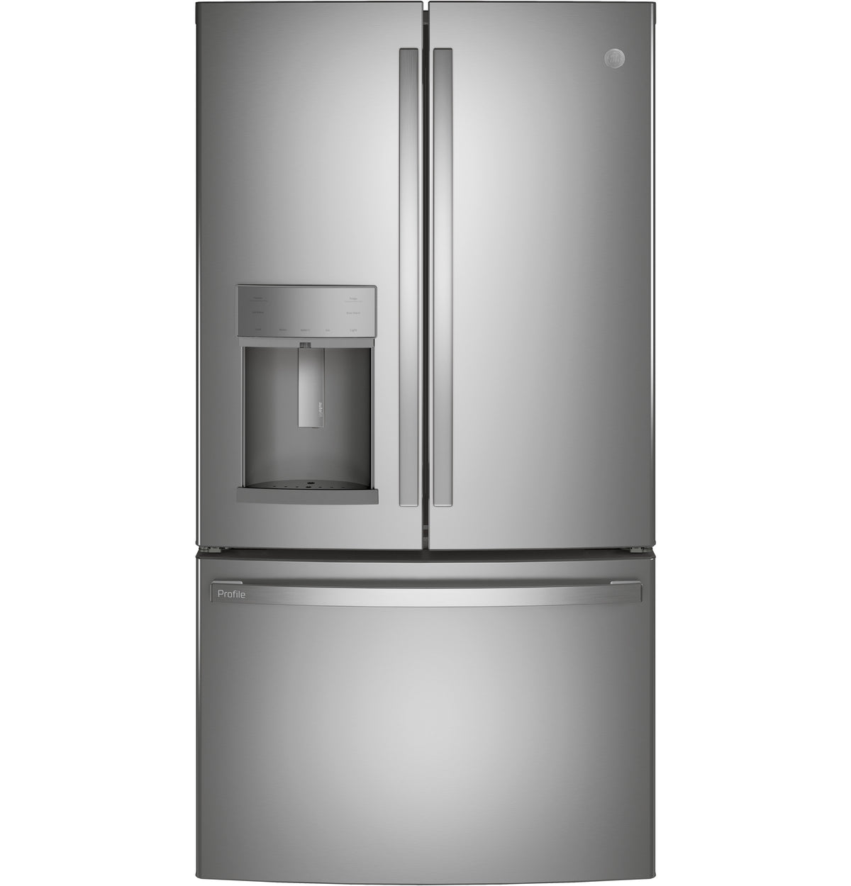GE Profile PYE22KYNFS - GE Profile™ Series ENERGY STAR® 22.1 Cu. Ft. Counter-Depth French-Door Refrigerator with Hands-Free AutoFill
