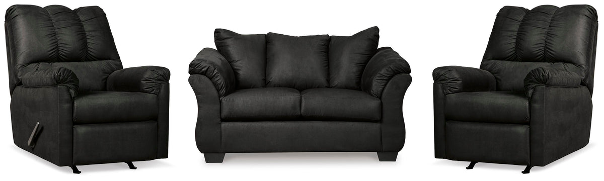 Darcy Loveseat and 2 Recliners