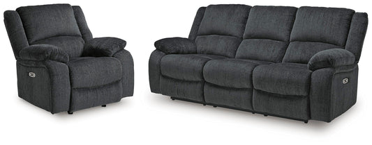 Draycoll Power Reclining Sofa and Power Recliner