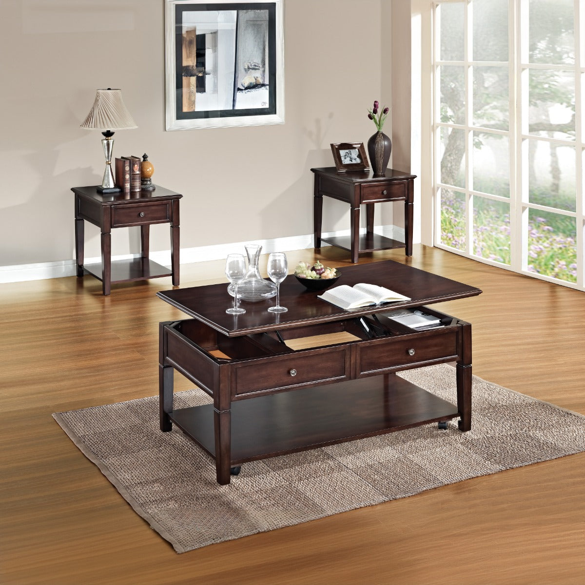 Malachi Coffee Table w/Lift Top