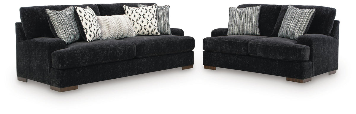 Whitmore Manor Sofa and Loveseat