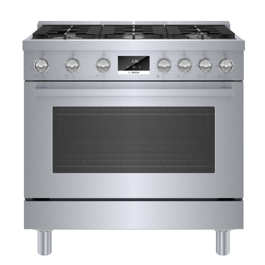 Bosch HGS8655UC - 800 Series, Gas Freestanding Range, 36'', Stainless Steel