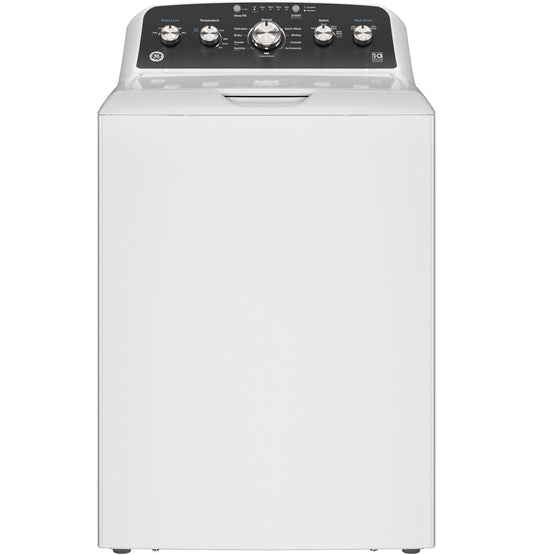 GE GTW485ASWWB - GE® 4.5 cu. ft. Capacity Washer with Stainless Steel Basket, Cold Plus and Wash Boost