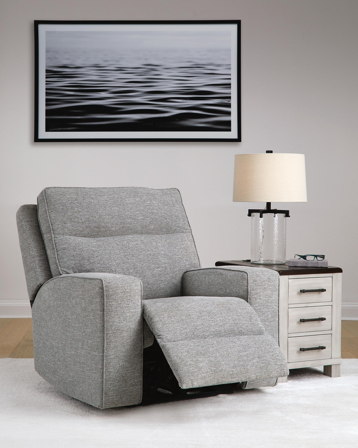 Biscoe Power Reclining Sofa, Loveseat and Recliner