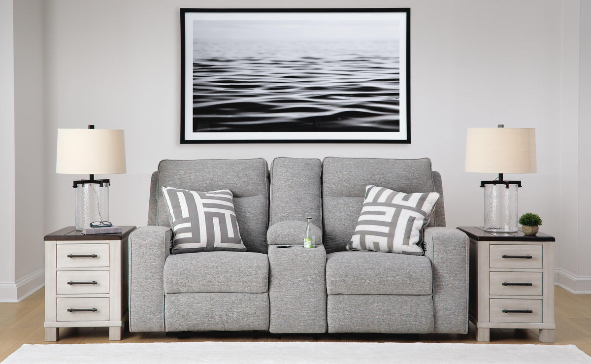 Biscoe Power Reclining Sofa, Loveseat and Recliner