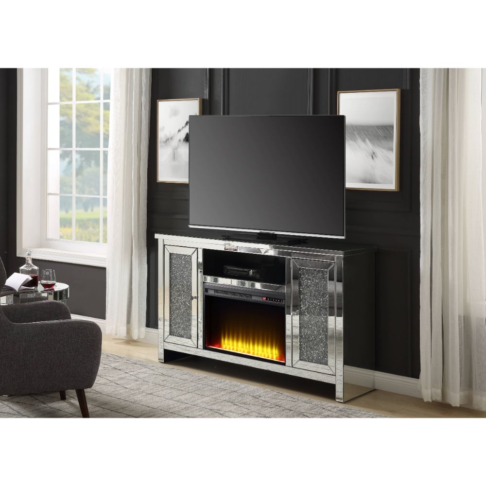Noralie TV Stand w/Fireplace