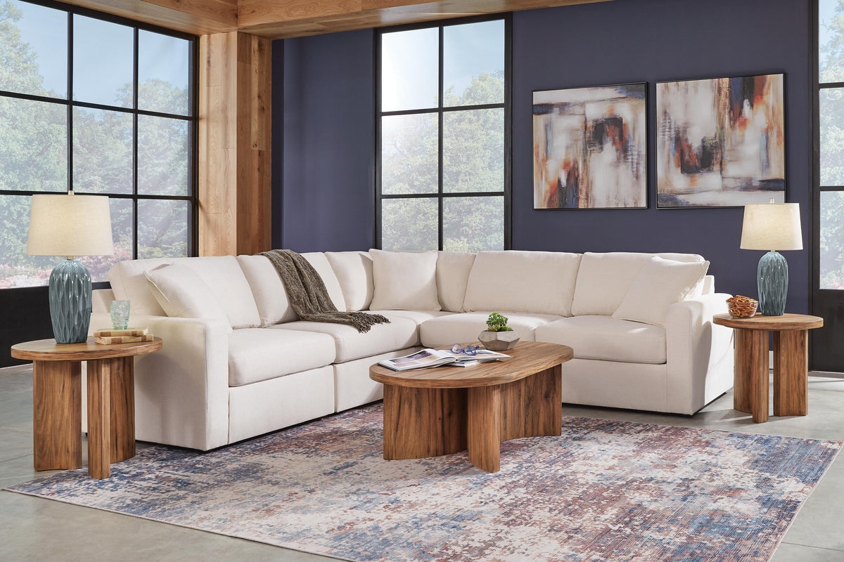 Modmax 5-Piece Sectional and Swivel Glider Recliner