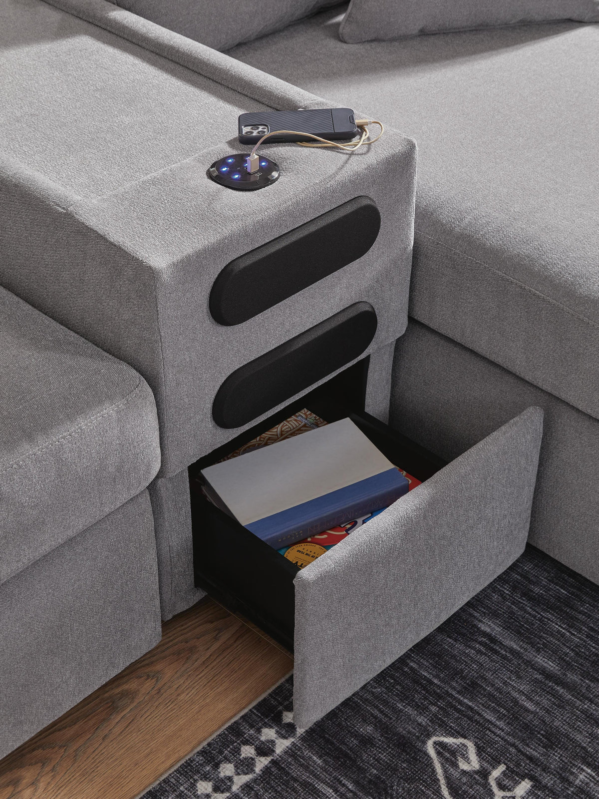 Modmax 4-Piece Sectional and Ottoman